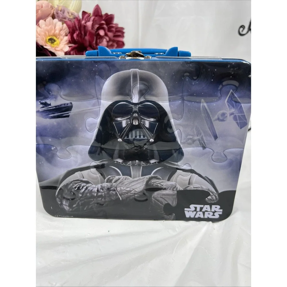 Disney Star Wars Darth Vader Lunchbox Puzzle 48 PC -unopened shelf‎ Wear Tin